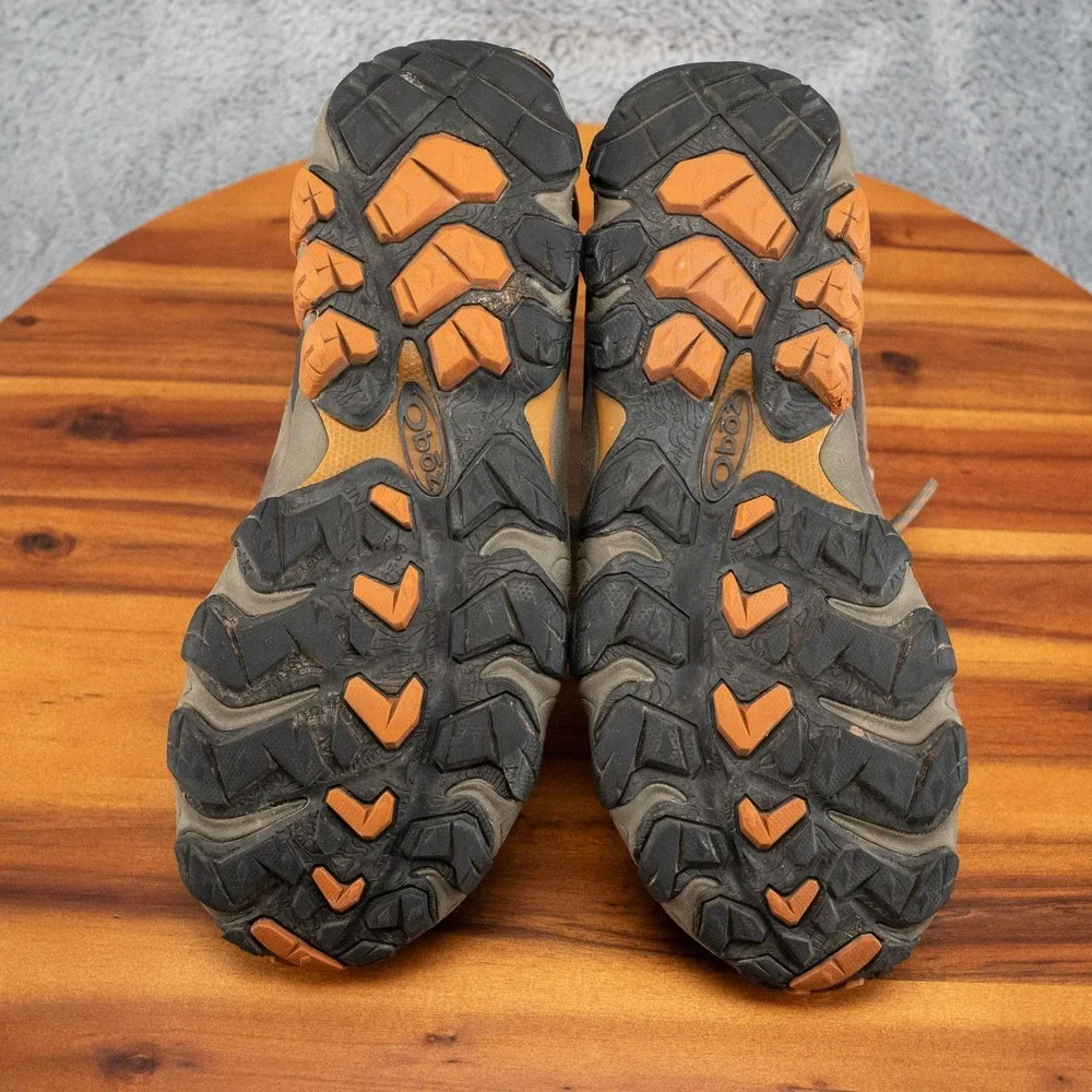 Oboz Bridger Men's Mid B-DRY Hiking Boots, Sudan, 8 US